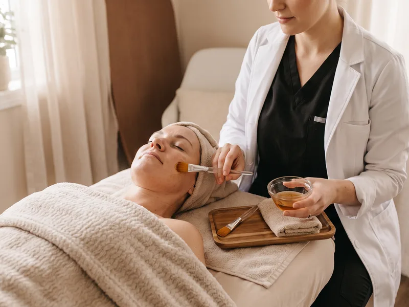 Chemical peel treatment for acne scarring at Capital Skin Medical Spa in Clifton Park, NY