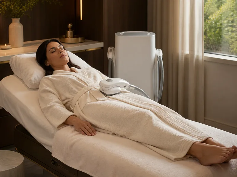 CoolSculpting treatment for the abdomen and flanks at Capital Skin Medical Spa in Clifton Park, NY