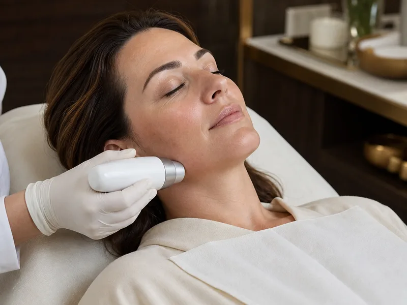 CoolSculpting submental treatment for the double chin area at Capital Skin Medical Spa in Clifton Park, NY