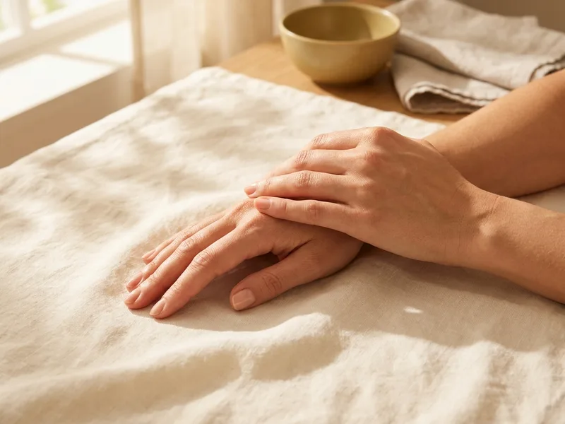 Relaxed hands with healthy skin after hand vein treatment consultation in Clifton Park, NY