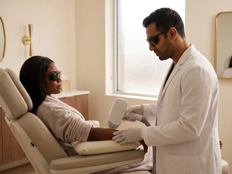 Laser treatment for pigment and brown spots at Capital Skin Medical Spa in Clifton Park, NY