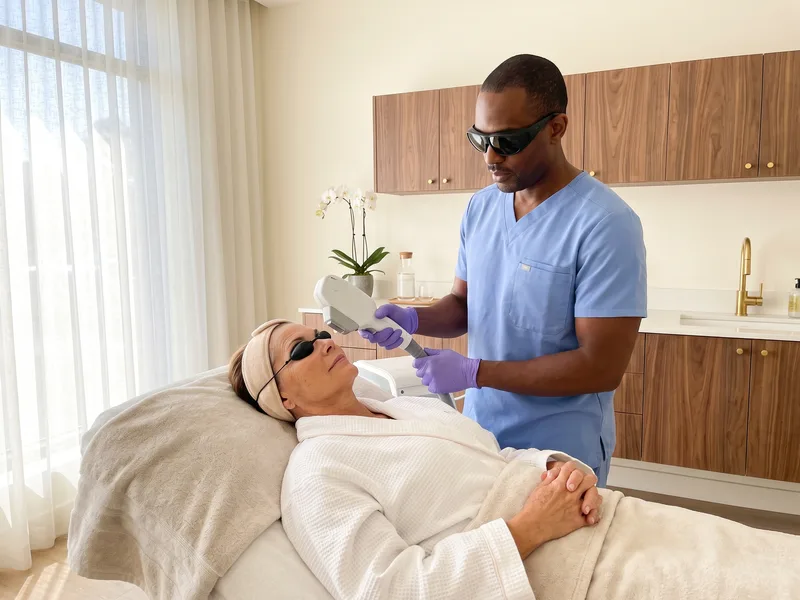 Laser skin resurfacing for texture and fine lines at Capital Skin Medical Spa in Clifton Park, NY